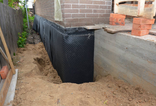SJ Waterproofing Pros technician performing targeted Crawl Space Encapsulation assessment in Trenton, MI
